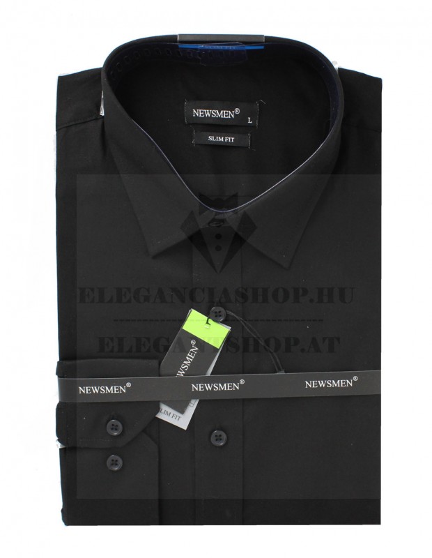 Newsmen elasztikus h.u slim ing - Fekete