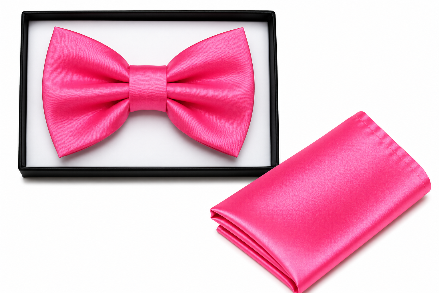 NM Szatén csokornyakkendő szett - Pink