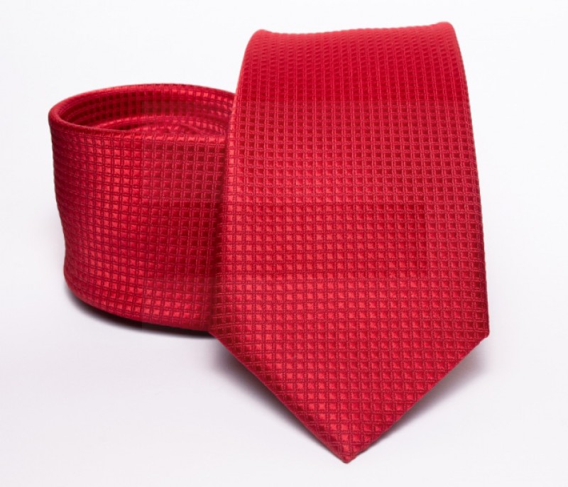 Prémium nyakkendő - Piros mintás