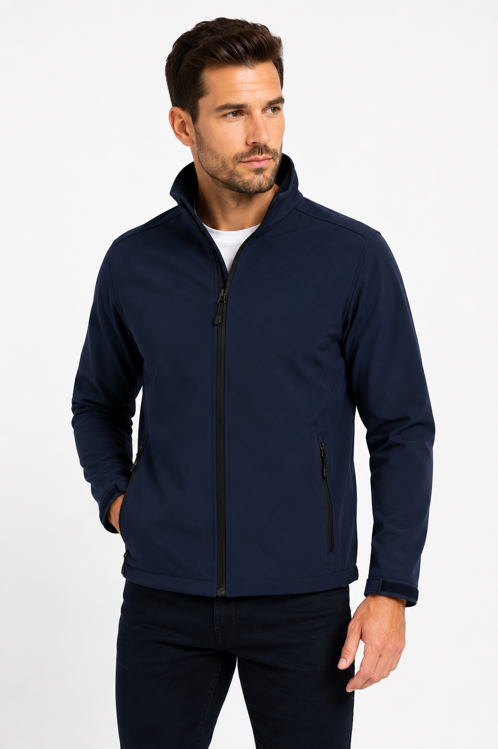 Sol's férfi softshell dzseki - Sötétkék