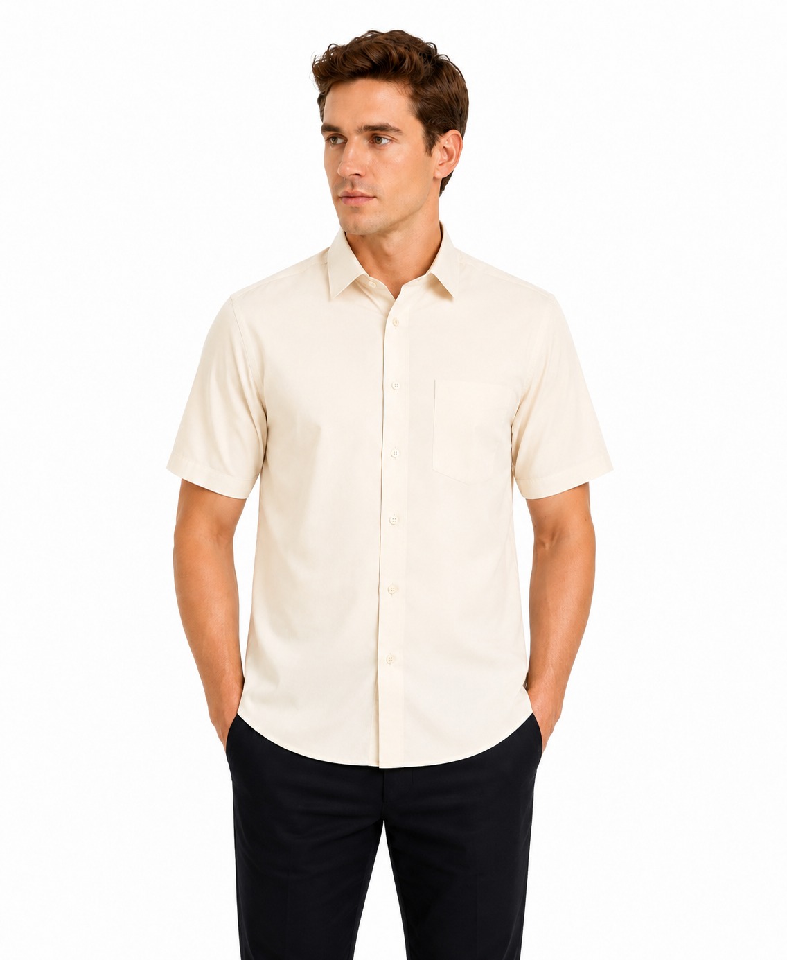 Newsmen r.u slim ing - Ecru