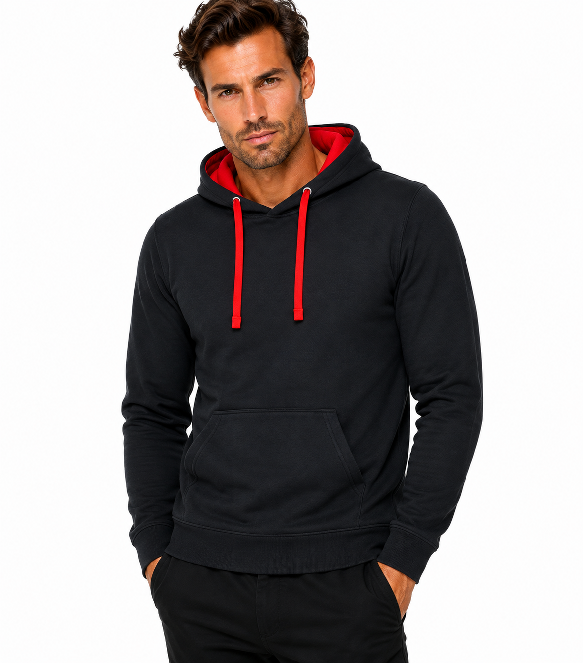 Pamut kapucnis pulóver