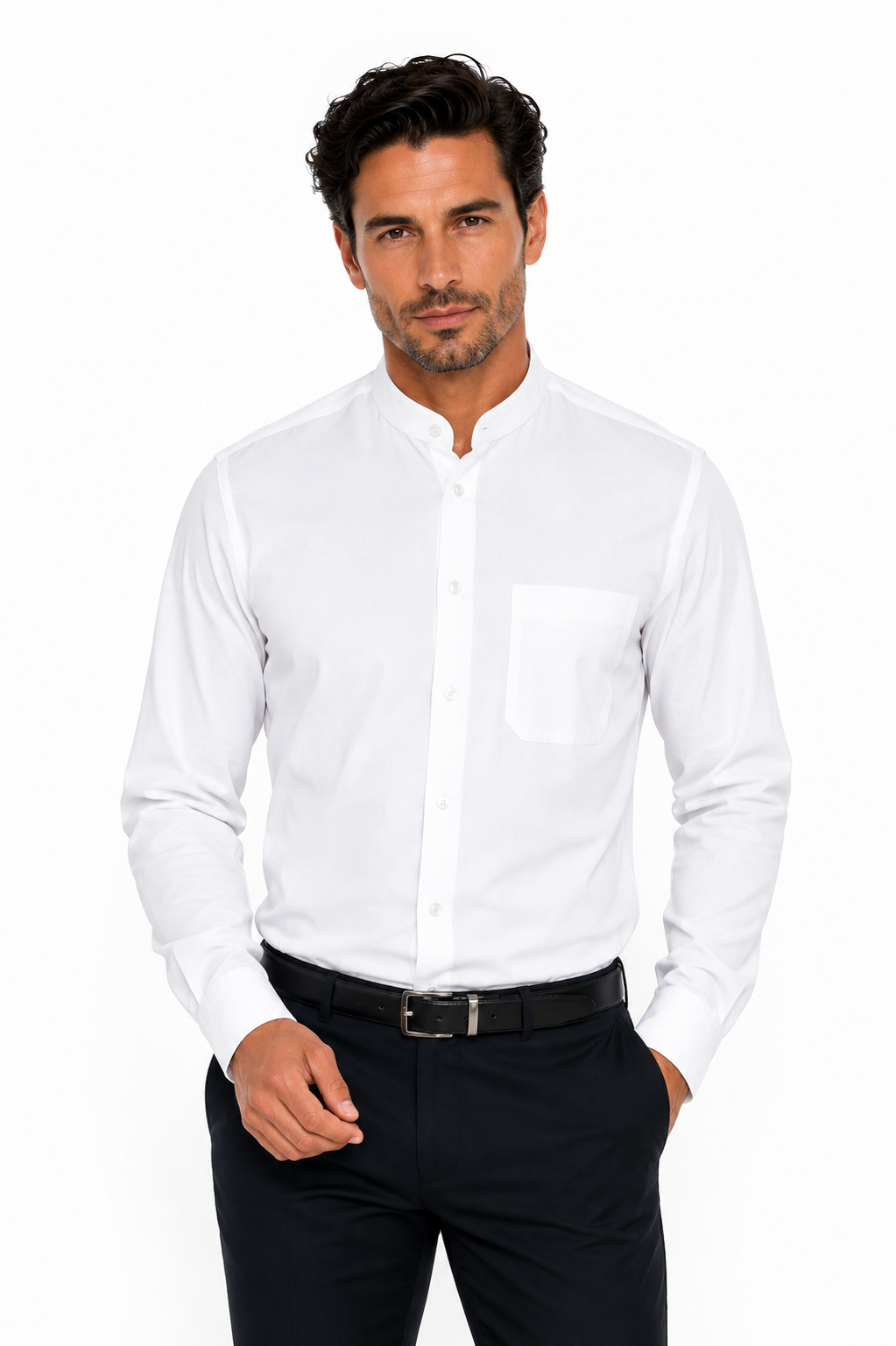 Mandarin galléros h.u comfort fit ing - Bordó