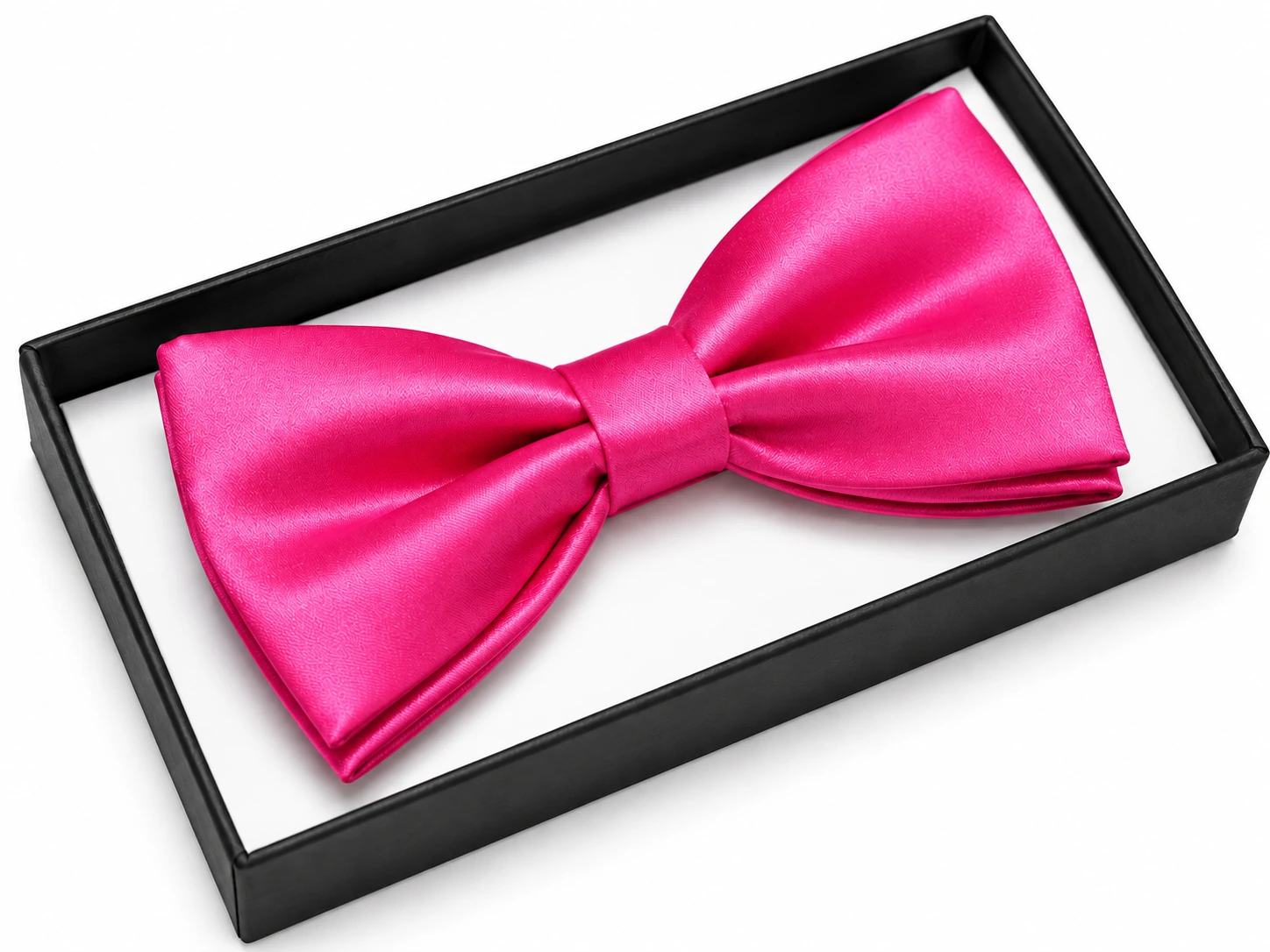 NM Díszdobozos szatén csokornyakkendő - Pink
