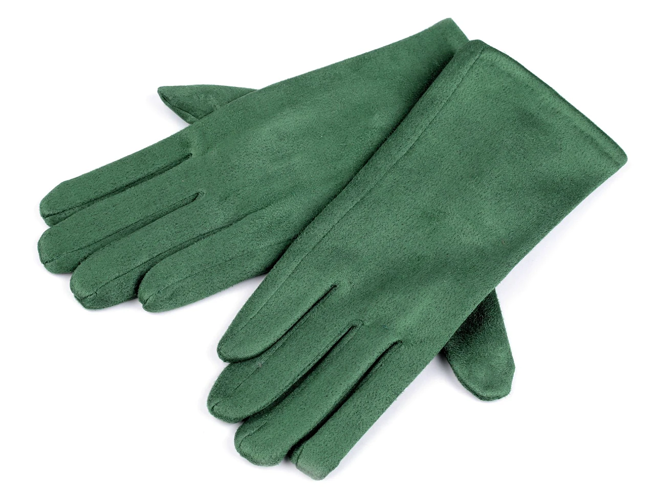 Ötujjas női velur kesztyű