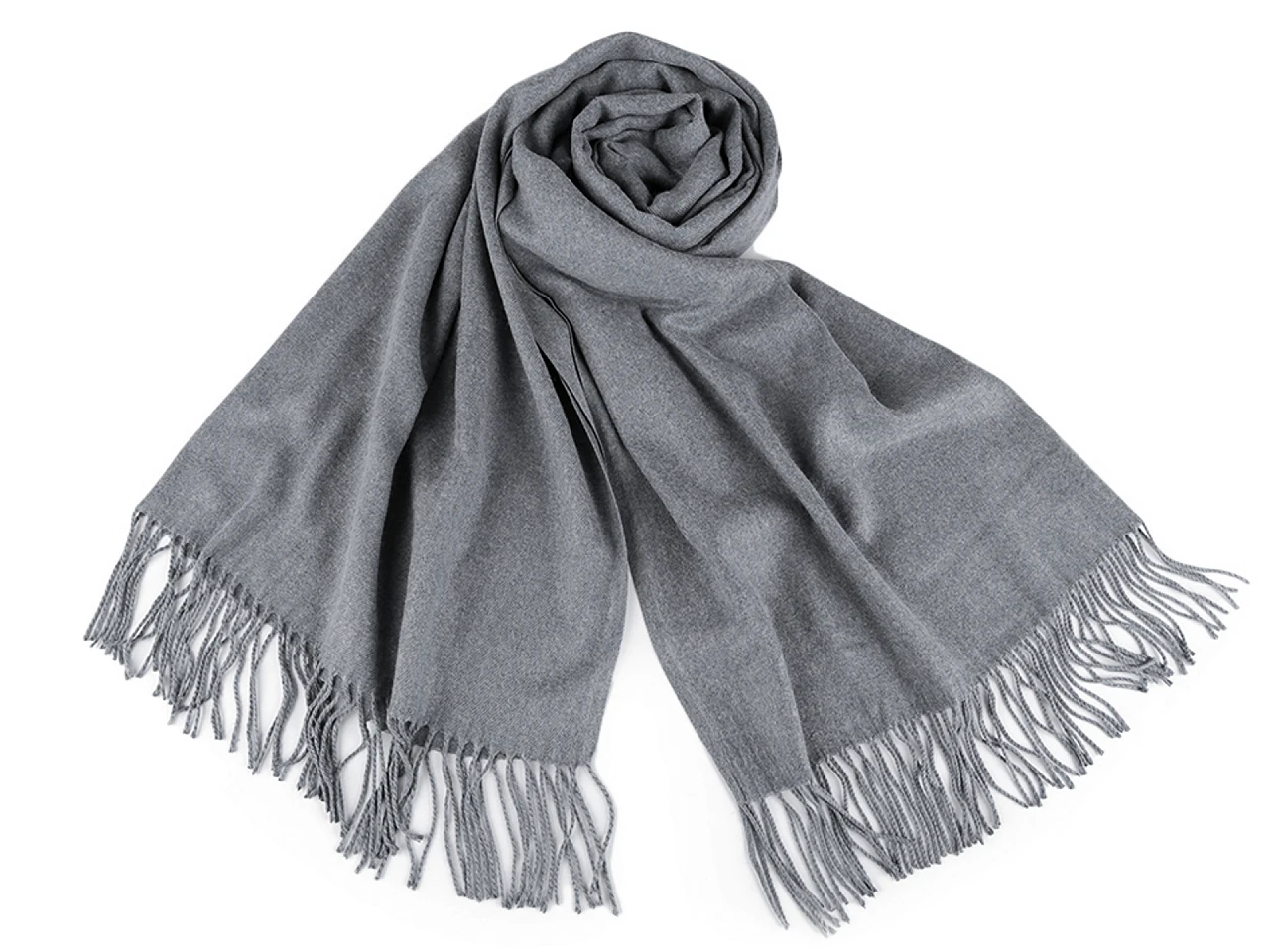Pashmina típusú sál rojtokkal