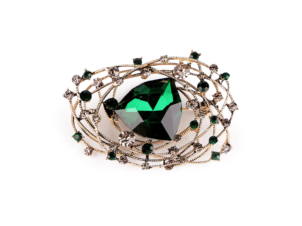 Bross csiszolt kövekkel