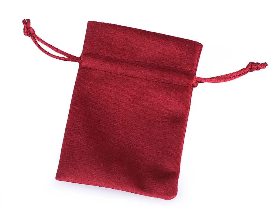 Bársony ajándékzsák 8x11 cm