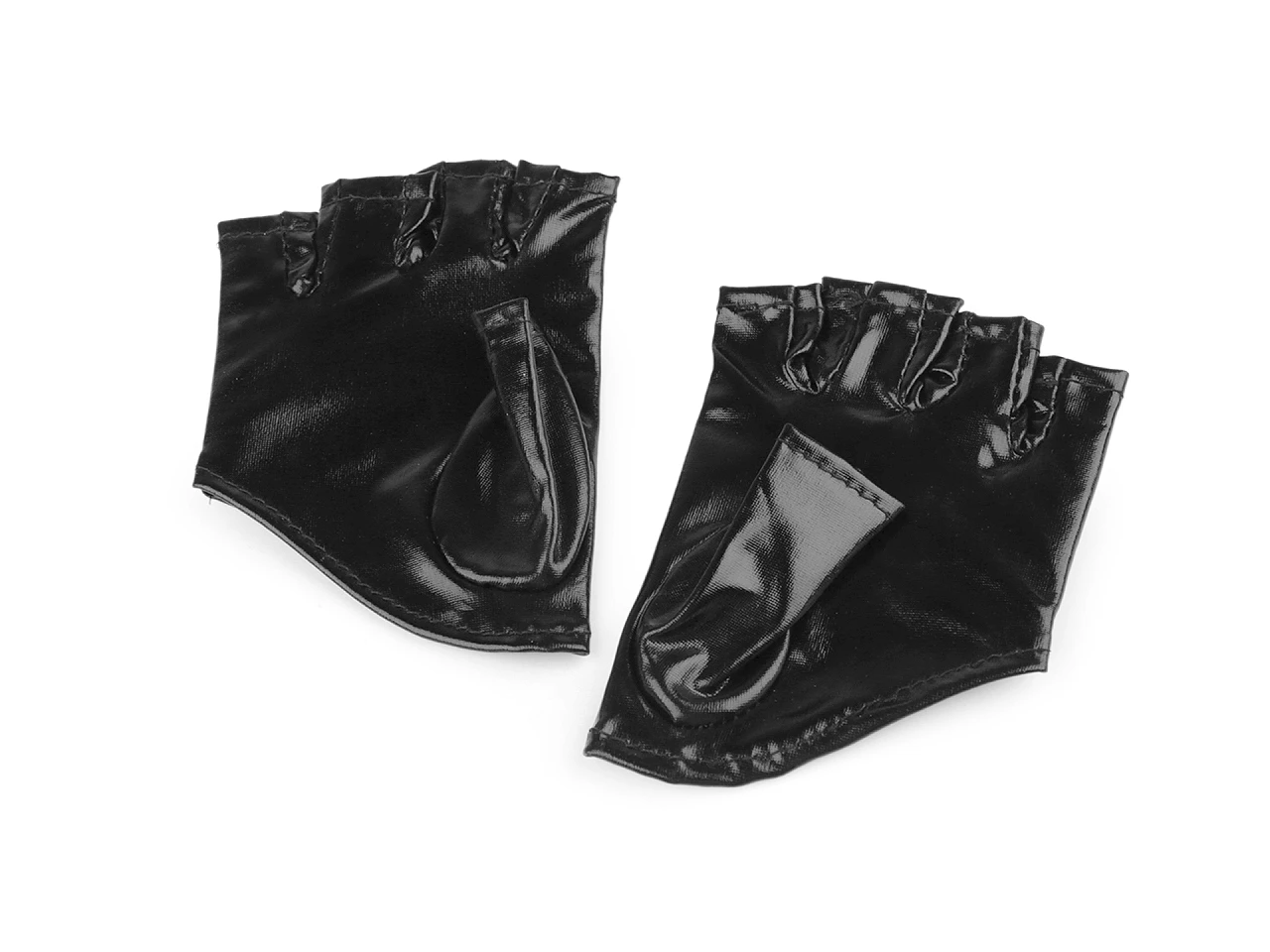 Újjatlan kesztyű latex imitáció