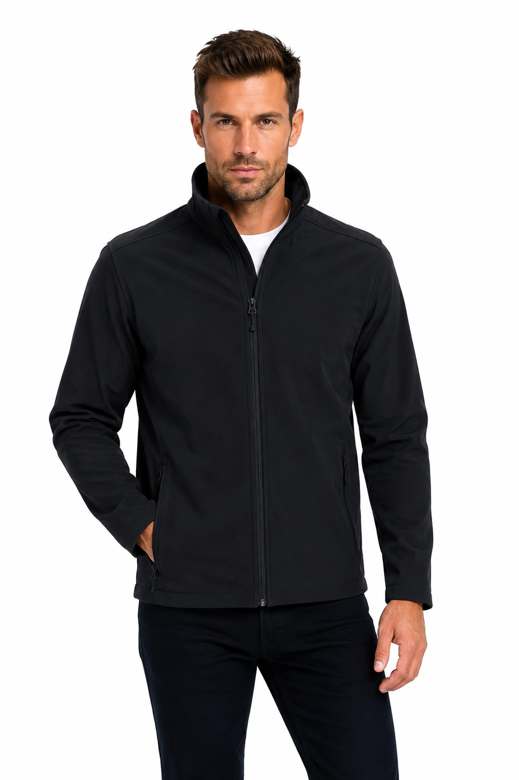 Sol's férfi softshell dzseki - Fekete