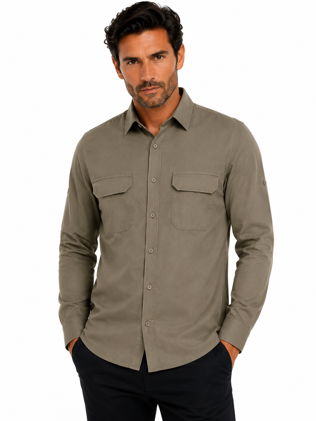 Safari férfi h.u modern fitt ing
