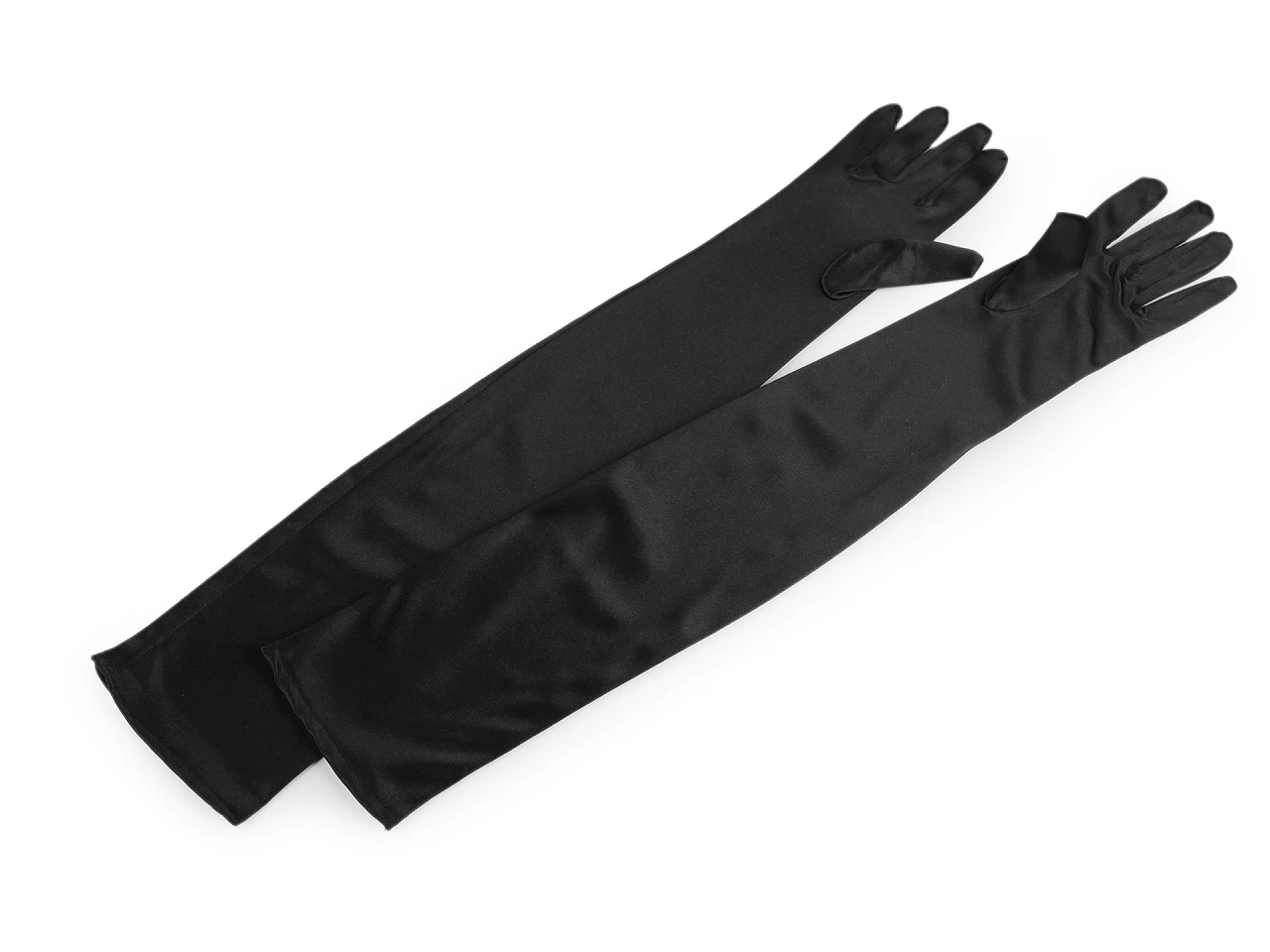 Hosszú szatén kesztyű - 60 cm